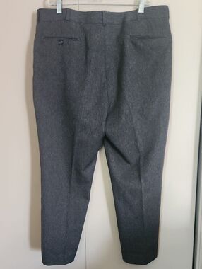 Men's Charcoal Grey dress Pants Flex waist Business or formal Occasions 36x29